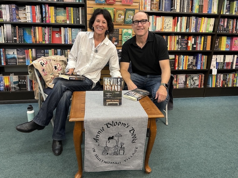 John and Midge at Annie Bloom's Books in Portland, Oregon