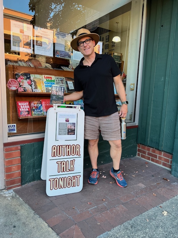 John Yunker at Bloomsbury Books in Ashland, Oregon