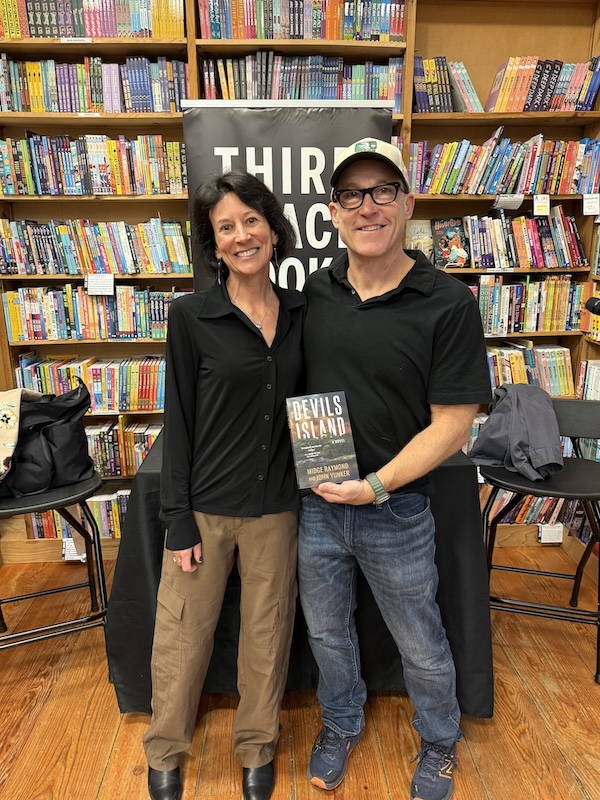John and Midge at Third Place Books in Ravenna, Seattle