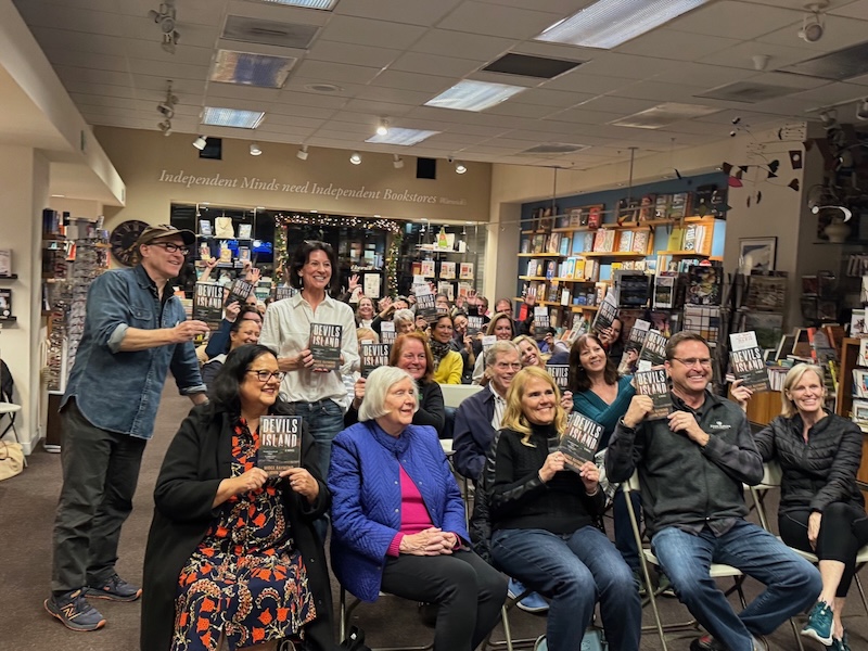 John and Midge and many readers at Warwick's Books in La Jolla